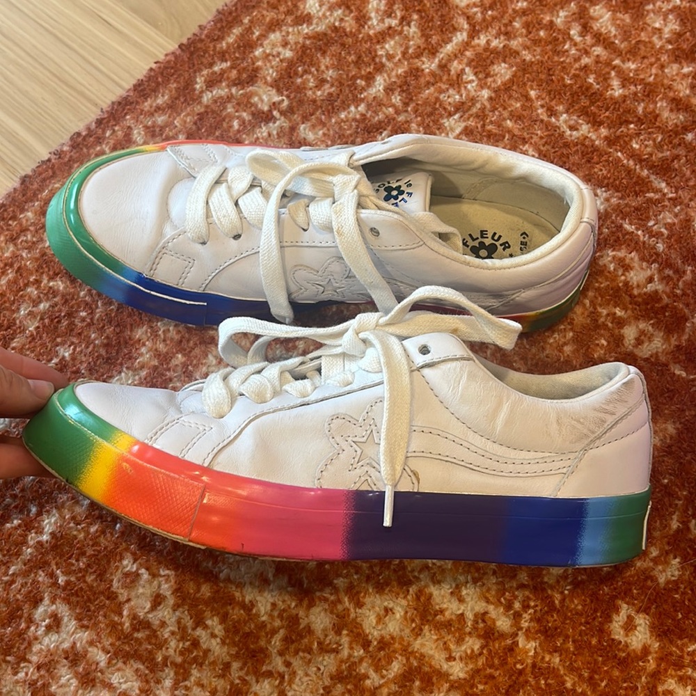 Converse x Golf le Fleur Rainbow One Star Low Top PRIDE RARE limited edition, 8